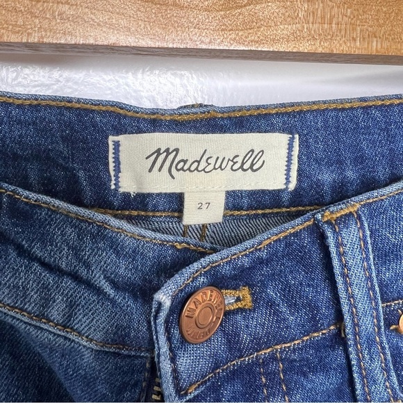 MADEWELL High Rise Denim Cut Off Shorts - Picture 5 of 5